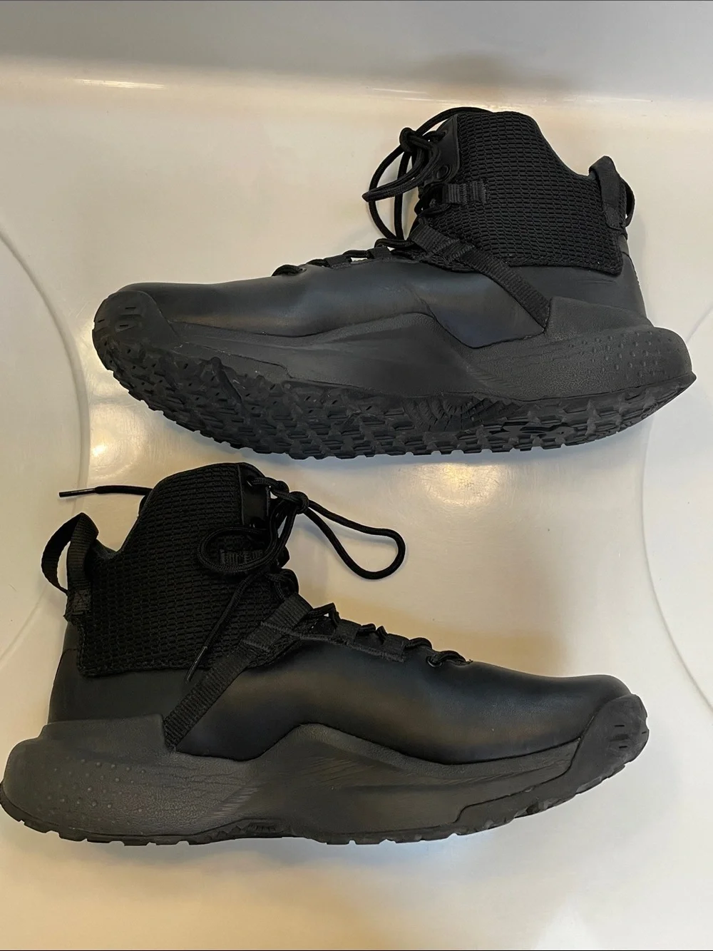 Under Armour Men’s Stellar Mid Tactical Micro G Combat Outdoor Black Boots